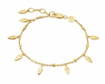Gold Leaf Bracelet